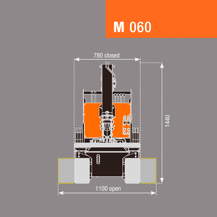 Massskizze M060 Minikran
