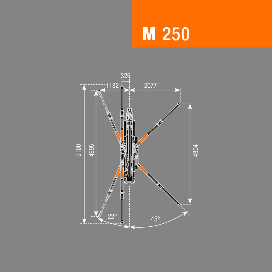 Massskizze M250