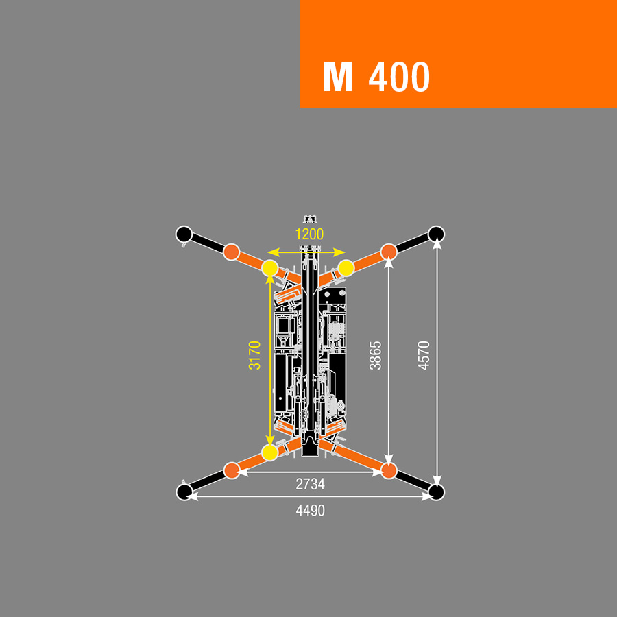 Massskizze M400